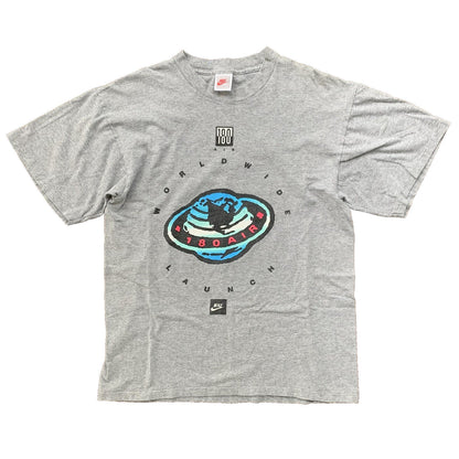 Nike Vintage T Shirt Air 180 90s Gray Tag Rap Earth Alien Spaceship Space