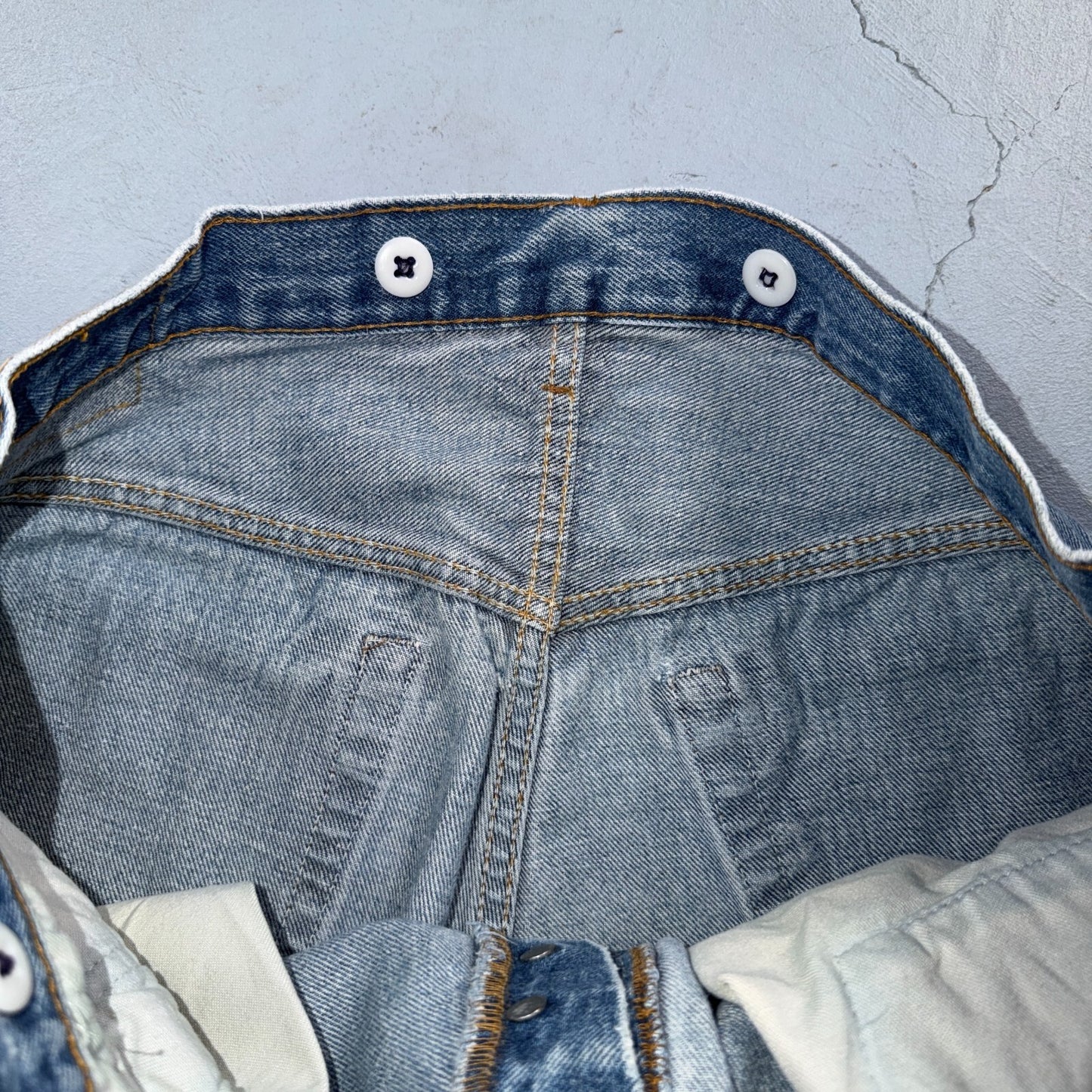 Levis 501 Vintage 80s USA XX Straight Leg Jeans Blue Light Wash Act 34x32