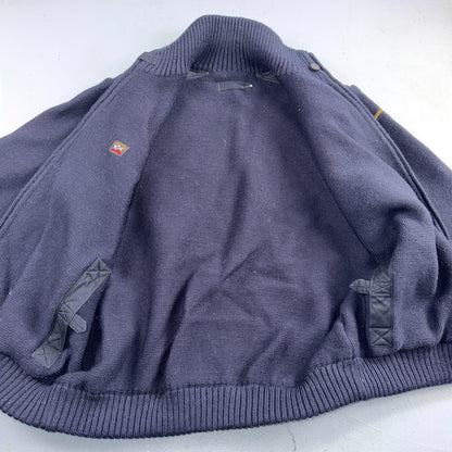Paul & Shark Yachting Wool Revesible Heavy Jacket Removable Sleeves Italy Vest