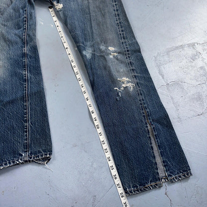 Levis 501 Big E Vintage 60s Redline Selvedge USA XX 1960s Jeans 66 Act 28x28