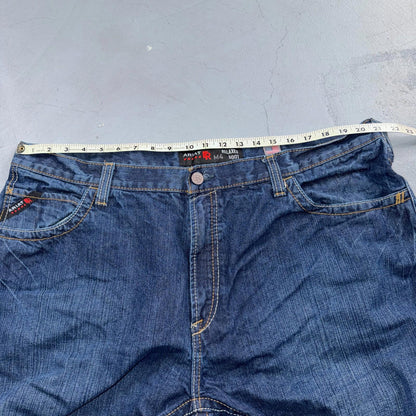 Ariat M4 FR Jeans Mens Blue Flame Resistant Cat 2 Relaxed Boot Cut 42x30 Denim