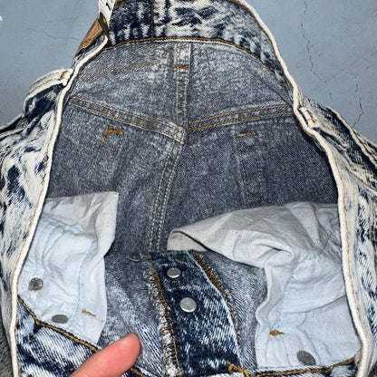 Levis 501 Vintage 80s USA XX Straight Leg Jeans Blue Acid Wash 30x34 Act 28x32