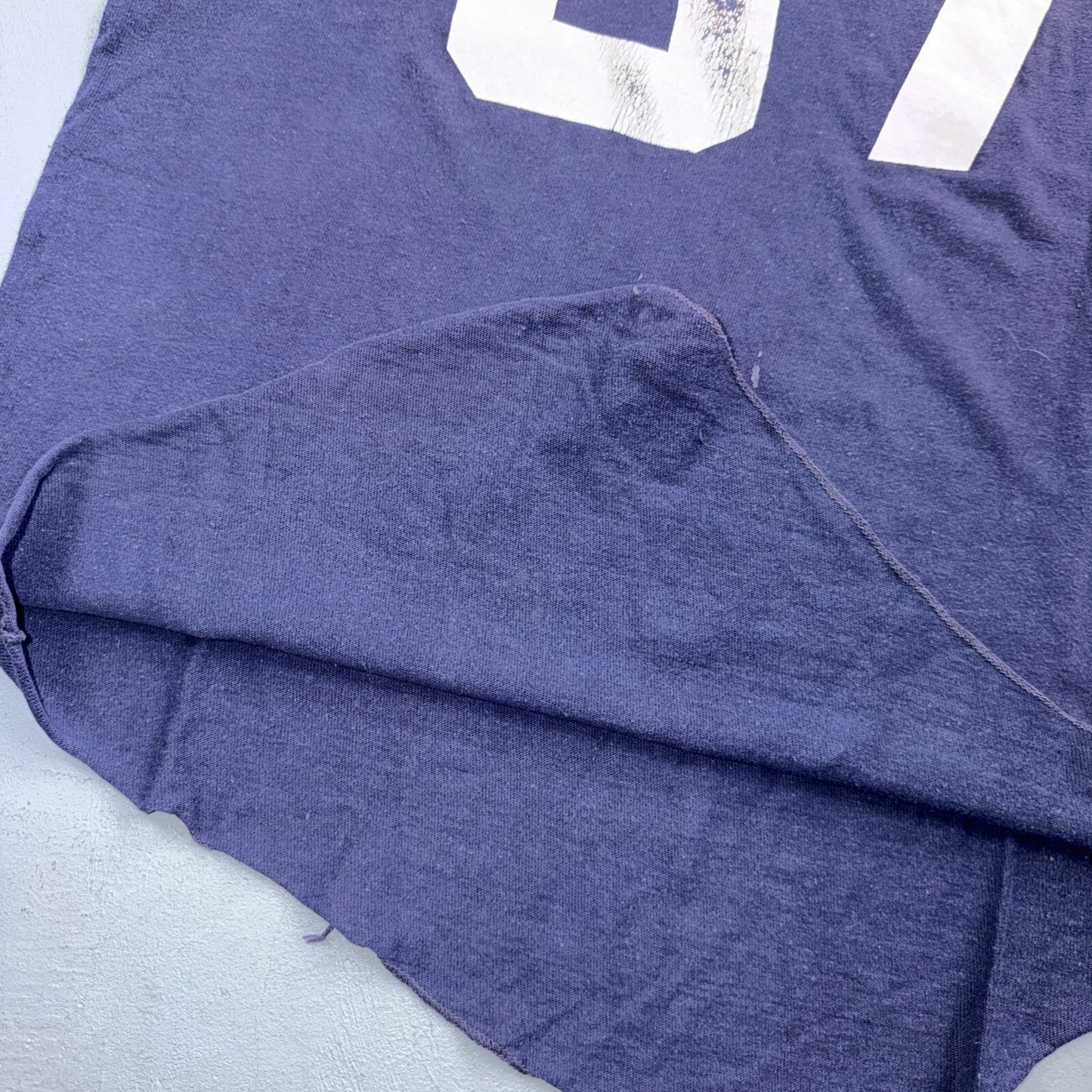 67 Jersey Number VTG T Shirt Russell Athletic 1950s 1960s Rockabilly True Sports