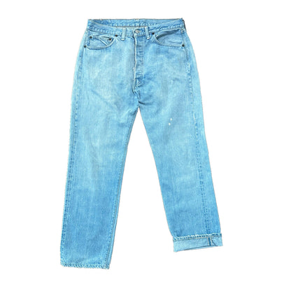 Vintage LEVIS 501XX Jeans Big E 1960s Denim Redline Selvedge 33x31 USA 60s 66
