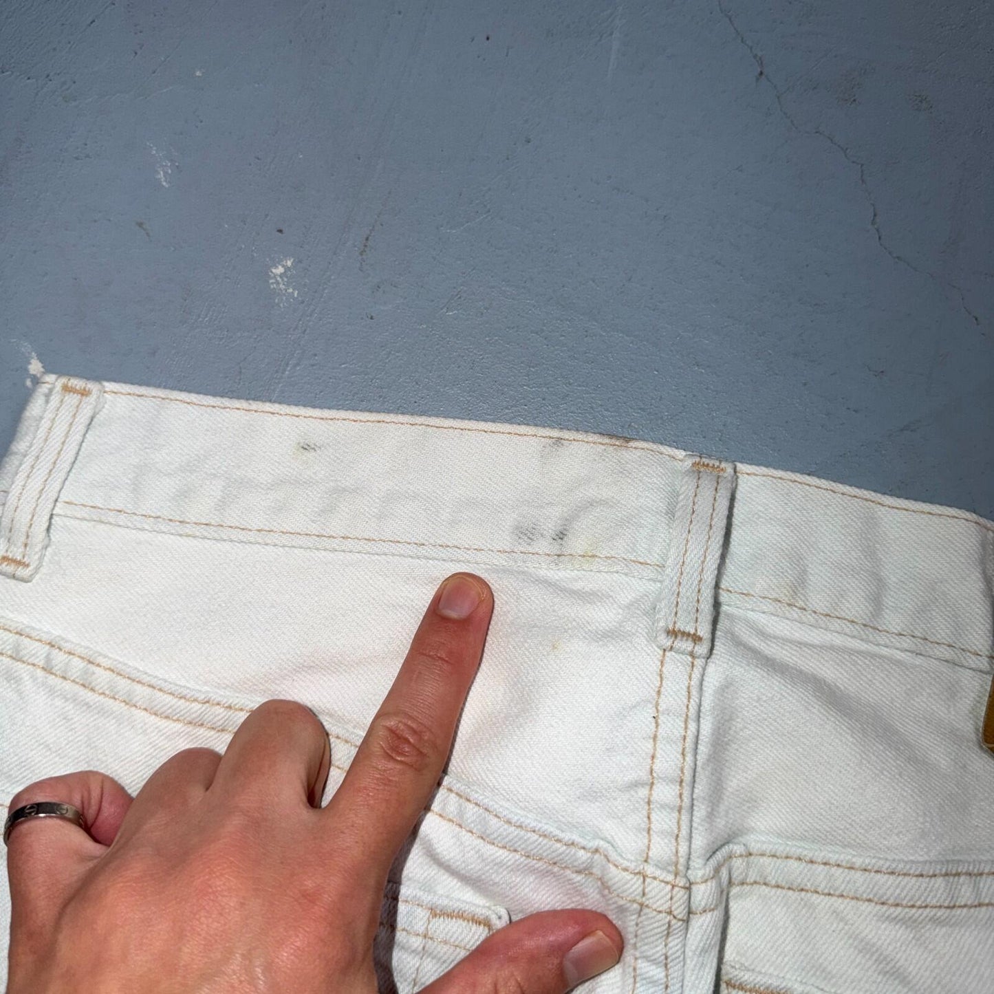 Levis 501 Vintage 90s USA XX Straight Leg Jeans Blue Light Wash 31x34 Act 29x33