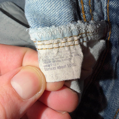 Levis 501 Vintage 80s Redline Selvedge USA XX Jeans Light Wash 36X30 Act 33X28