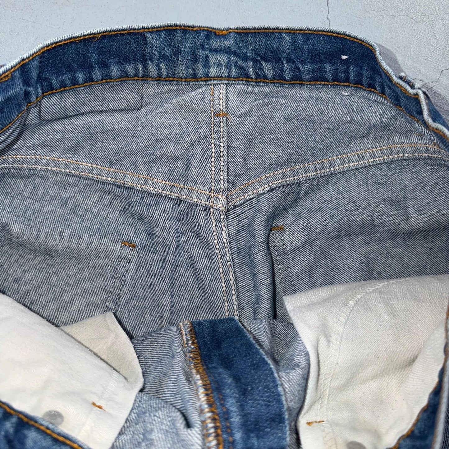 Levis 505 Vintage 80s USA Orange Tab Straight Blue Jeans Med Was 36x30 Act 34x29