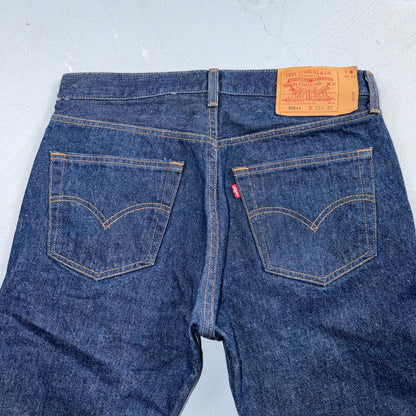 Levis 501 Vintage Y2K 90s XX Straight Leg Jeans Blue Dark Wash 33x30 Act 32x27