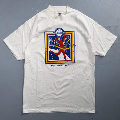 Nike Oneita VTG T Shirt Single Stitch Running Marathon Promo Oregon PDX Run