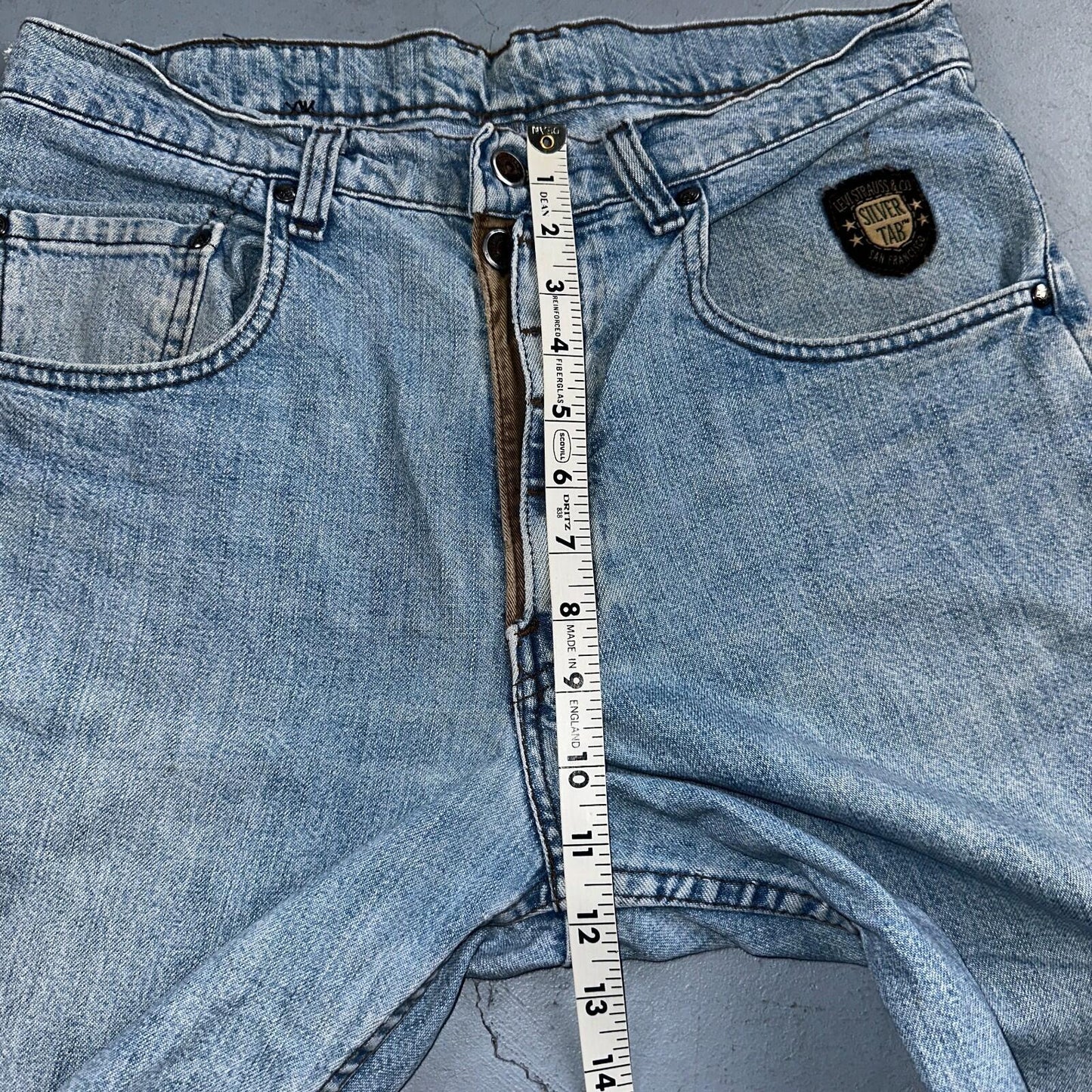 Levis VTG Silver Tab Jeans Mens Blue 40583 USA Made 90s Y2K 33x32 Ac 32x31