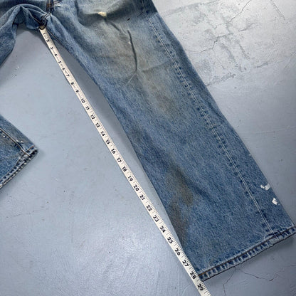 Levis 501 Vintage Y2K XX Straight Leg Jeans Blue Light Wash 36x30 Act 34x28