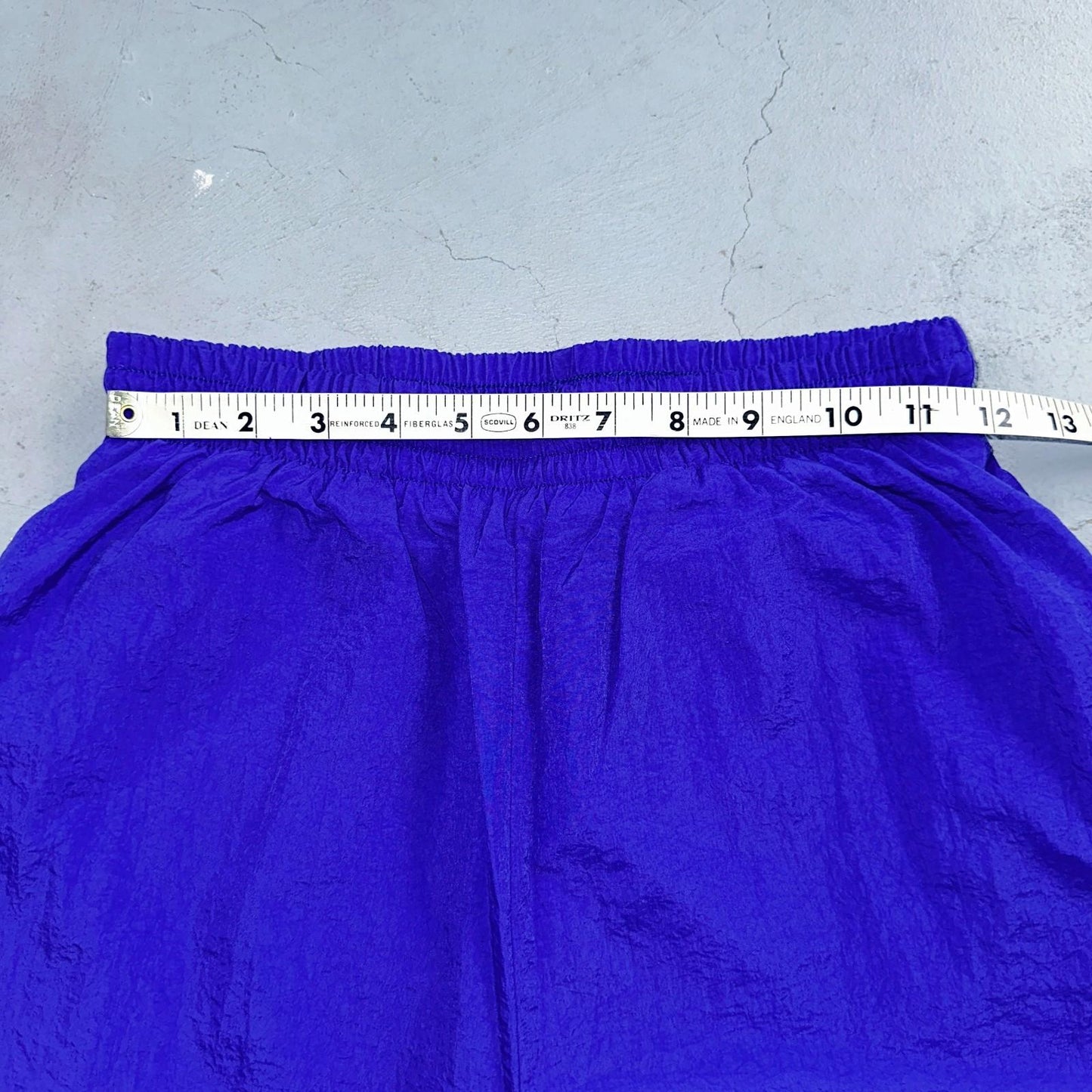 Nike VTG 90s Windbreaker Track Pants Ankle Zip Unlined Purple 1990s Essential