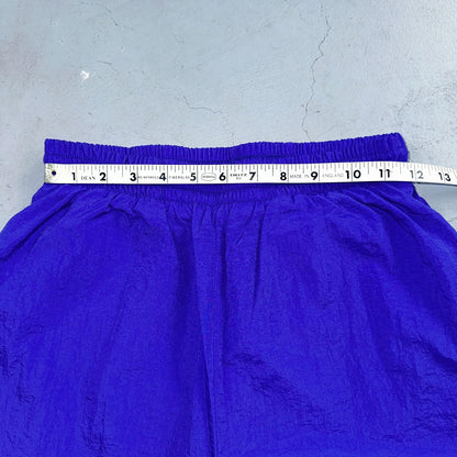 Nike VTG 90s Windbreaker Track Pants Ankle Zip Unlined Purple 1990s Essential