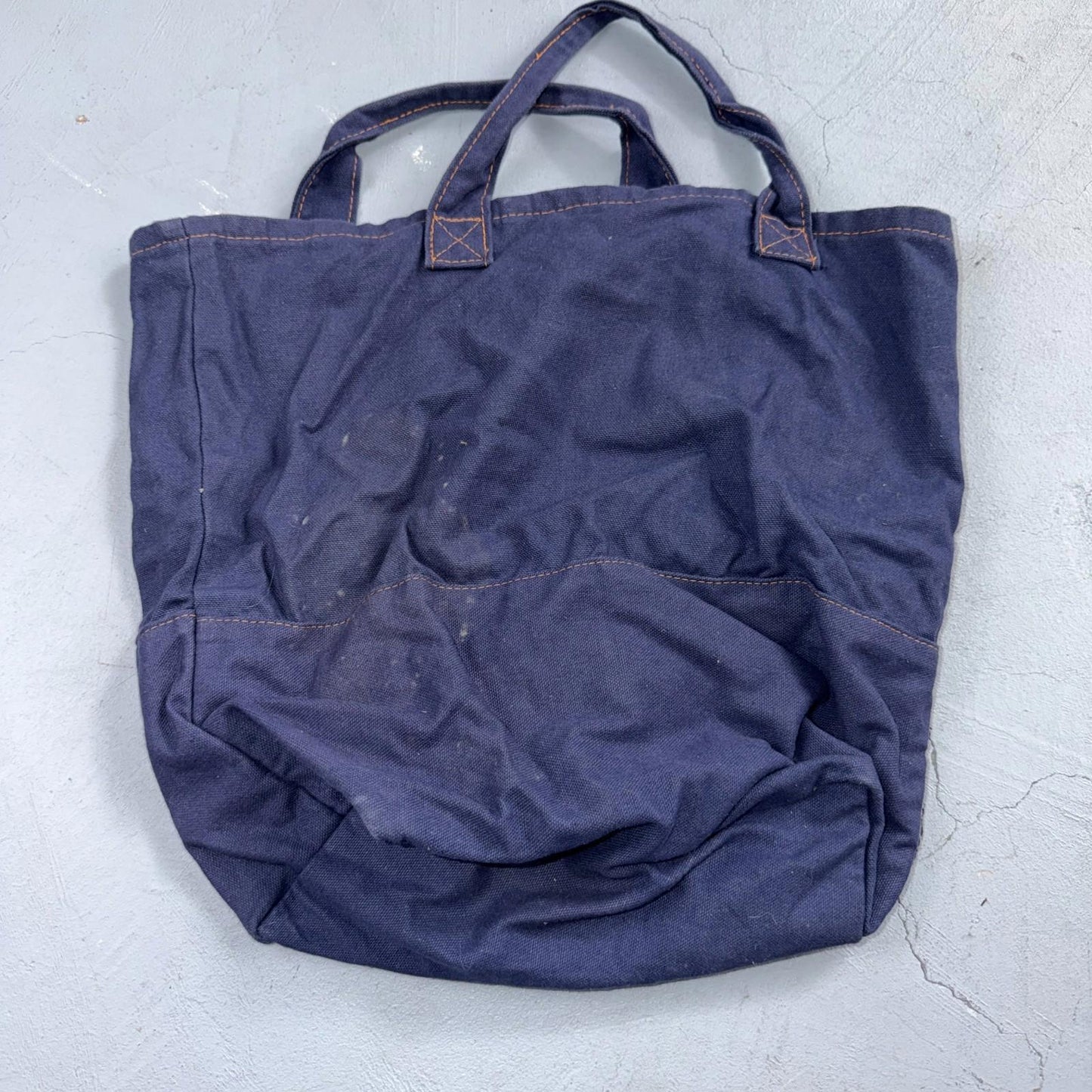 VTG 90s Birkenstock Canvas Tote Bag Blue Logo Cotton Travel Cute Y2K Promo