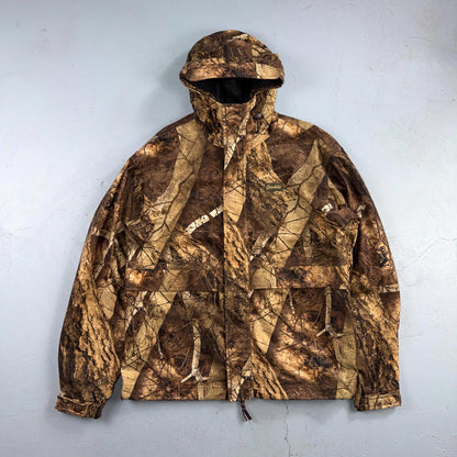 Gamehide Naked Camo Duck Bird Hunting Mesh Lined Hooded Jacket & Pants Medium L