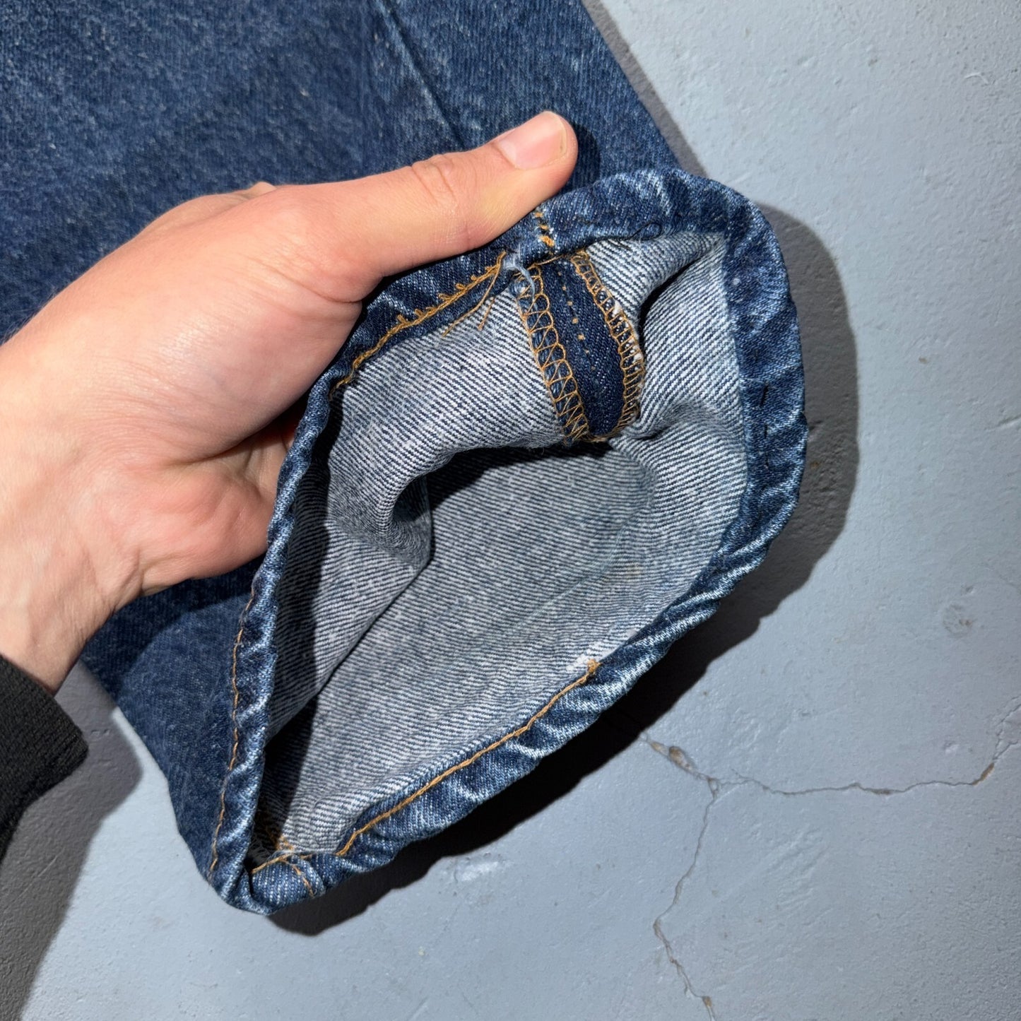Levis 501 Vintage 80s USA XX Straight Leg Jeans Blue Dark Wash 40x31 Act 37x28