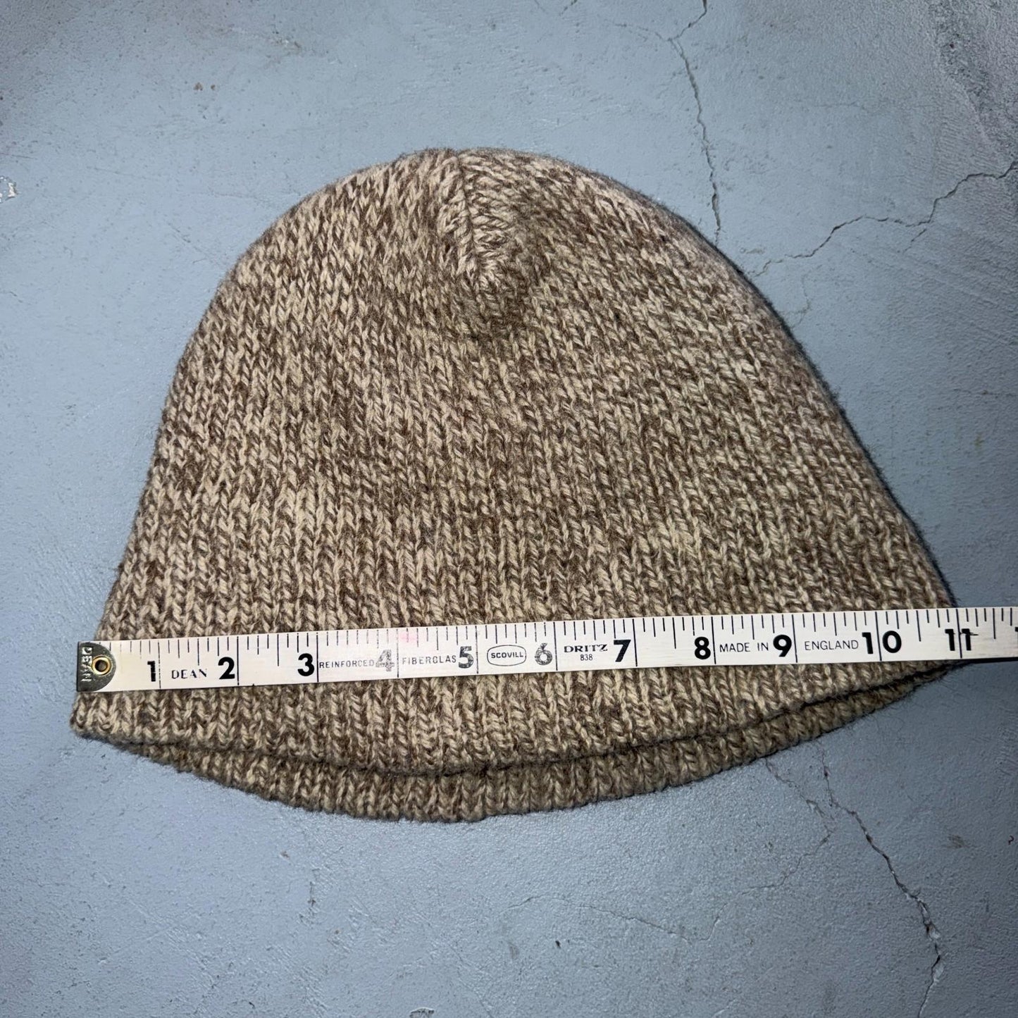 VTG 70s 80s Wool Knit Winter Beanie Hat OSFM Rockabilly Warm Penthouse Knits