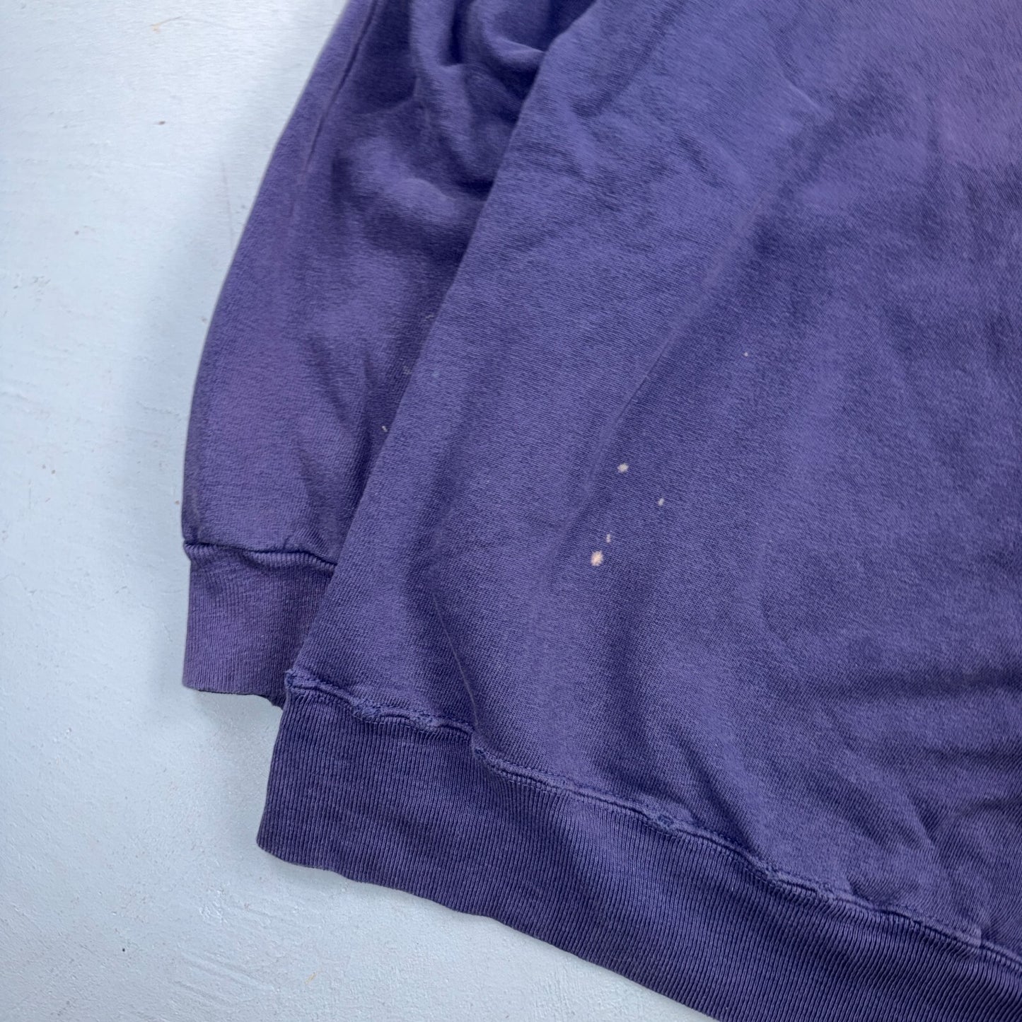 VTG Champion Crewneck Sweatshirt Navy Embroidered Logo USA 2XL Thrashed Gym