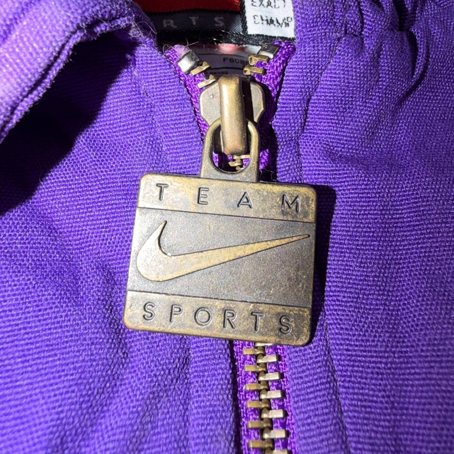 Nike VTG 90s University of Washington Huskies Team Jacket Puffer Large DIRTY