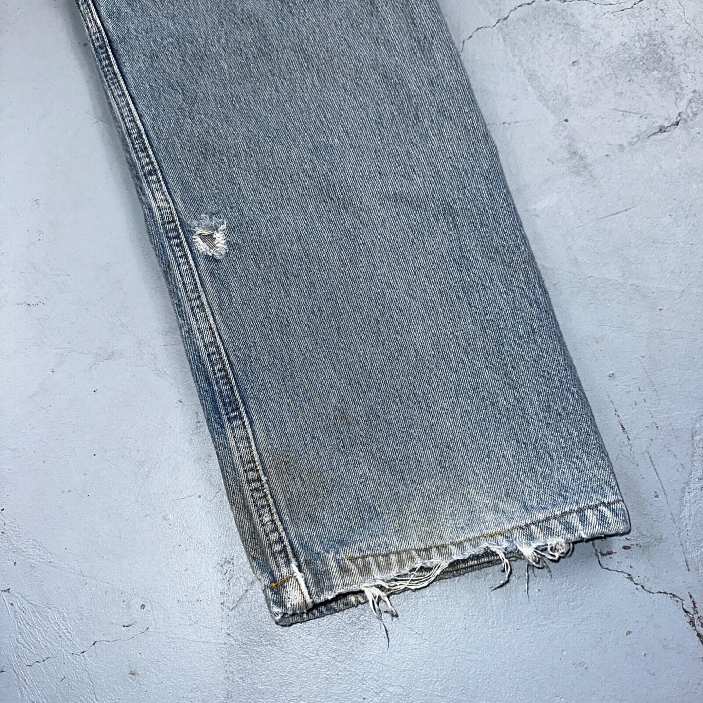 Levis 501 Vintage 90s Mexico Straight Leg Jeans 40x32 Y2K Light Wash Act 38x30