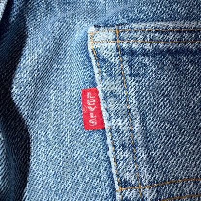 Levis 501 Vintage 70s SS Redline Selvedge USA XX Jeans Light Wash 38x33 Ac 35x29