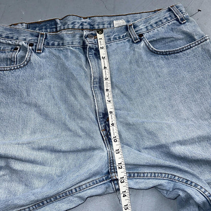 Levis 570 Jeans Mens 40x32 Blue Baggy Wide Loose Denim Pants Tapered 39x30