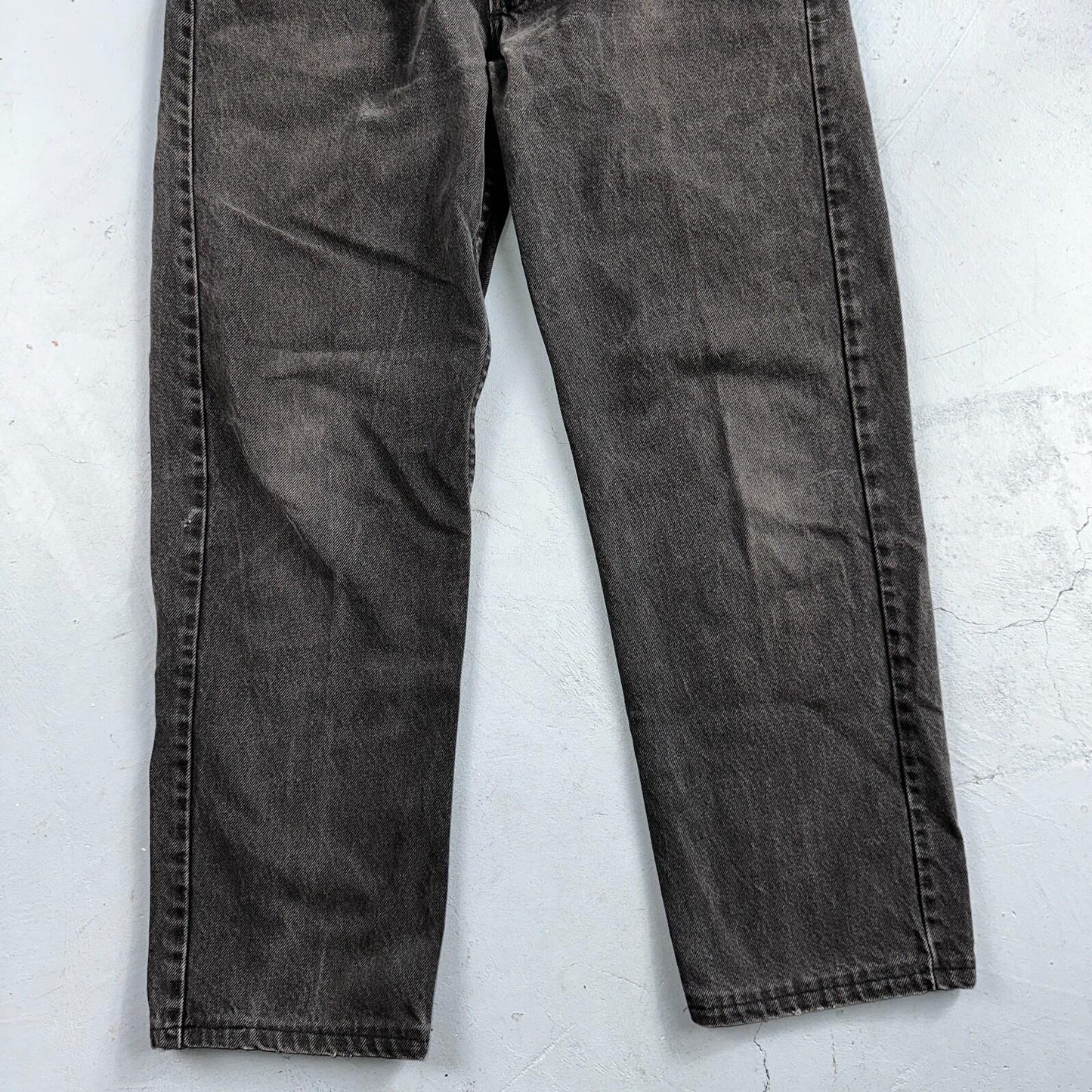 Levis 505 Vintage 90s USA Red Tab Jeans 36x32 Black Light Wash Act 34x27