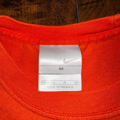 Nike Athletics Boys Size Medium Vintage T Shirt Y2K Silver Tank Top Gym Run