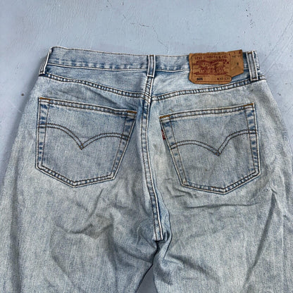 Levis 501 Vintage Y2K Hungary Straight Leg Jeans 33x34 90s Light Wash Act 31x32