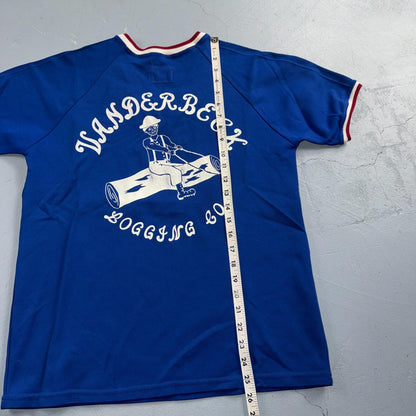 Vintage Vanderbeck Logging Bowling Jersey T Shirt Oregon USA Rockabilly 1960s