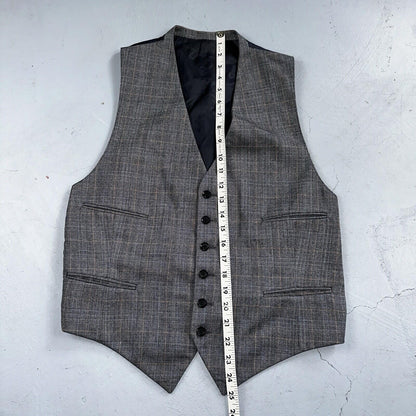 VTG Mens 3 PC Suit 42 Jacket Coat Pants Vest Plaid Rockabilly 70s 1970s Brown