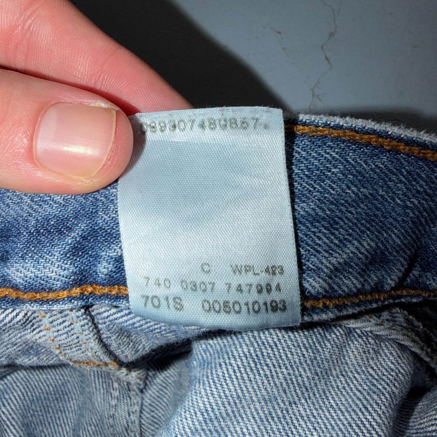 Levis 501 Vintage Y2K XX Straight Leg Jeans Blue Light Wash 40x32 Act 40x30