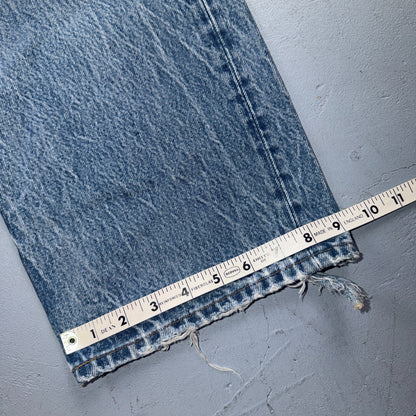 Levis 501 Vintage 80s USA XX Straight Leg Jeans Blue Light Wash 44x32 Act 40x27