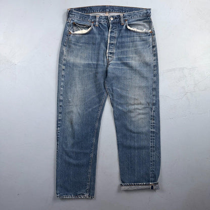 Levis 501 Big E Vintage 60s Redline Selvedge USA XX 1960s Jeans 36x32 Act 33x28
