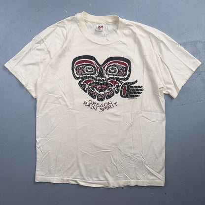 VTG Oregon Rain Spirit Native Art T Shirt David Boxley Northwest Coast XL Anvil
