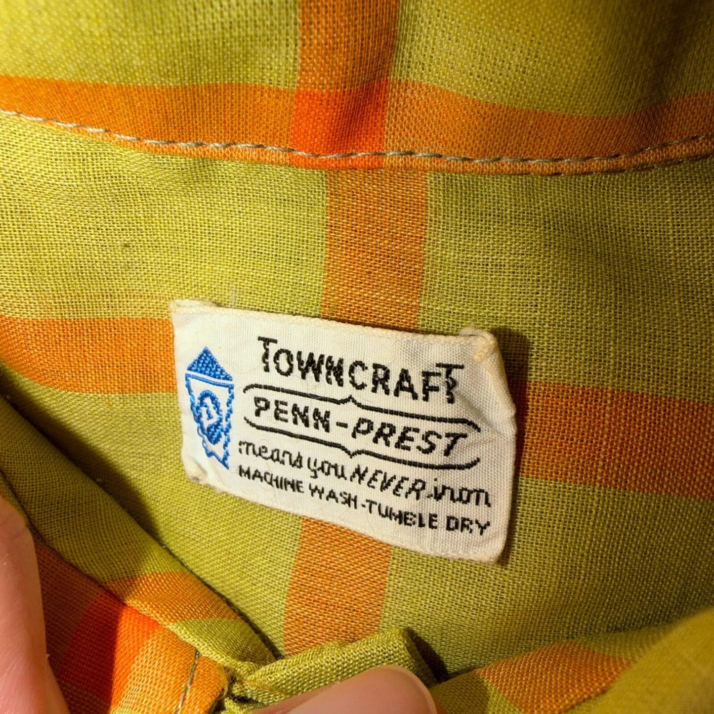 VTG Penneys Boys Button Shirt Size 18 1950s Rockabilly Lot Towncraft 60s Stripes