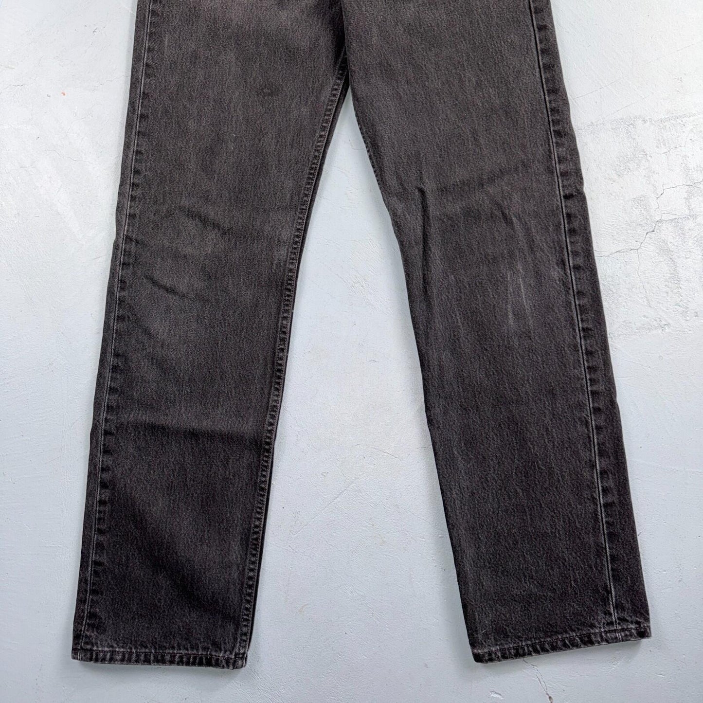 Levis 501 Vintage 90s USA XX Straight Leg Jeans Black Med Wash 34x34 Act 31x33