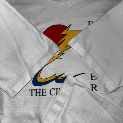 Circuit Breakers VTG T Shirt 90s Single Stitch Sun Electric Graphic Large White