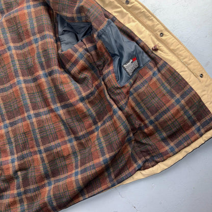 Pendleton Pen West Vintage Tan Beige Thinsulate Jacket Coat Made In USA Size L