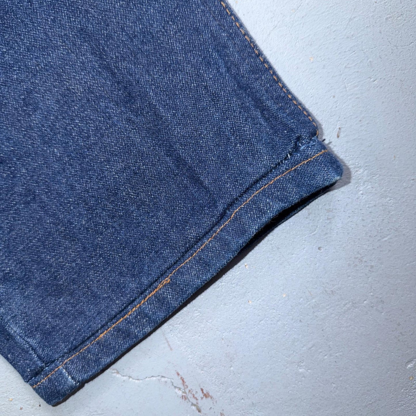 VTG Wrangler Men's 13MWZ Dark Wash High Rise Rigid Cowboy Jeans 28x33 Talon USA