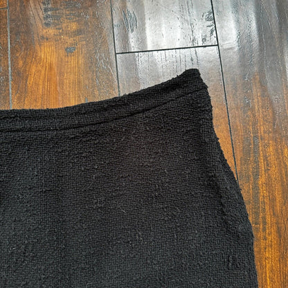 INC International Concepts Black Skirt Women's Size 8 Pencil USA VTG Short