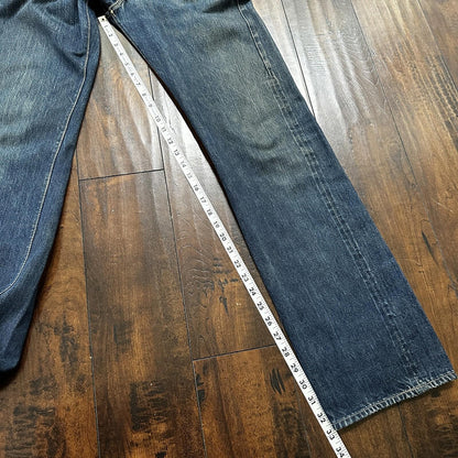 Vintage LEVIS 501XX Jeans Big E 1940s Denim Redline Selvedge 28x32 USA 1947 40s