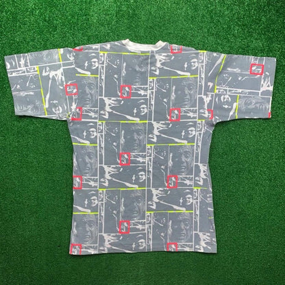 Nike Agassi Vintage T Shirt 90s USA Rare McEnroe 80s AOP Rare Tennis