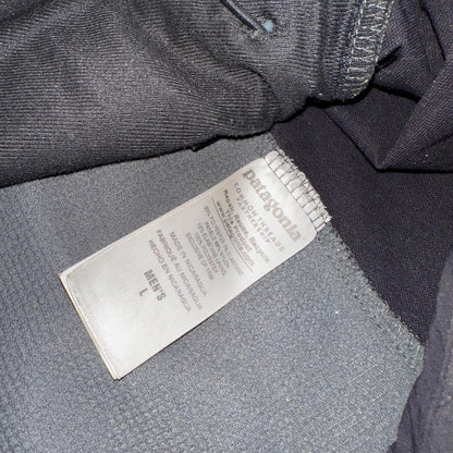 Patagonia Men’s L Black Adze Polartec Hybrid Jacket Coat Company Logo Full Zip
