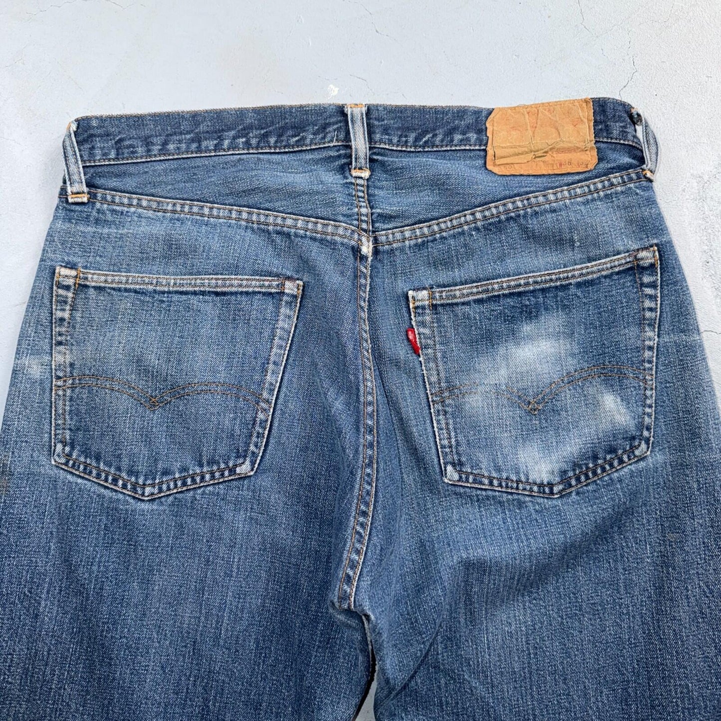 Levis 501 Big E Vintage 60s Redline Selvedge USA XX 1960s Jeans 36x32 Act 34x28