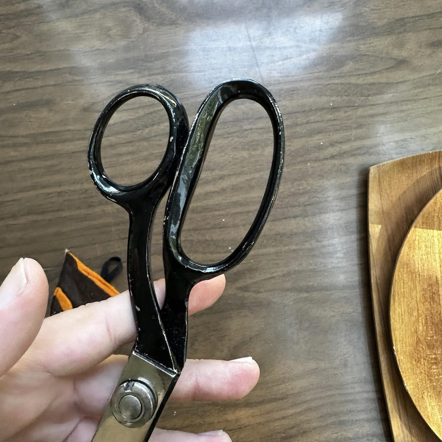 WISS Pinking Scissors Shears Newark NJ  Pat 1959190-1965443 Sewing Zig Zag Vtg