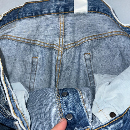 Levis 501 Vintage 90s XX Straight Leg Jeans Y2K Med Wash 36x34 Act 34x33