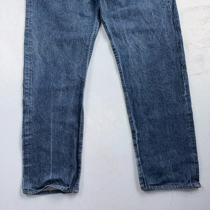Levis 501 Vintage 80s USA XX Straight Leg Jeans Blue Dark Wash 40x34 Act 36x30