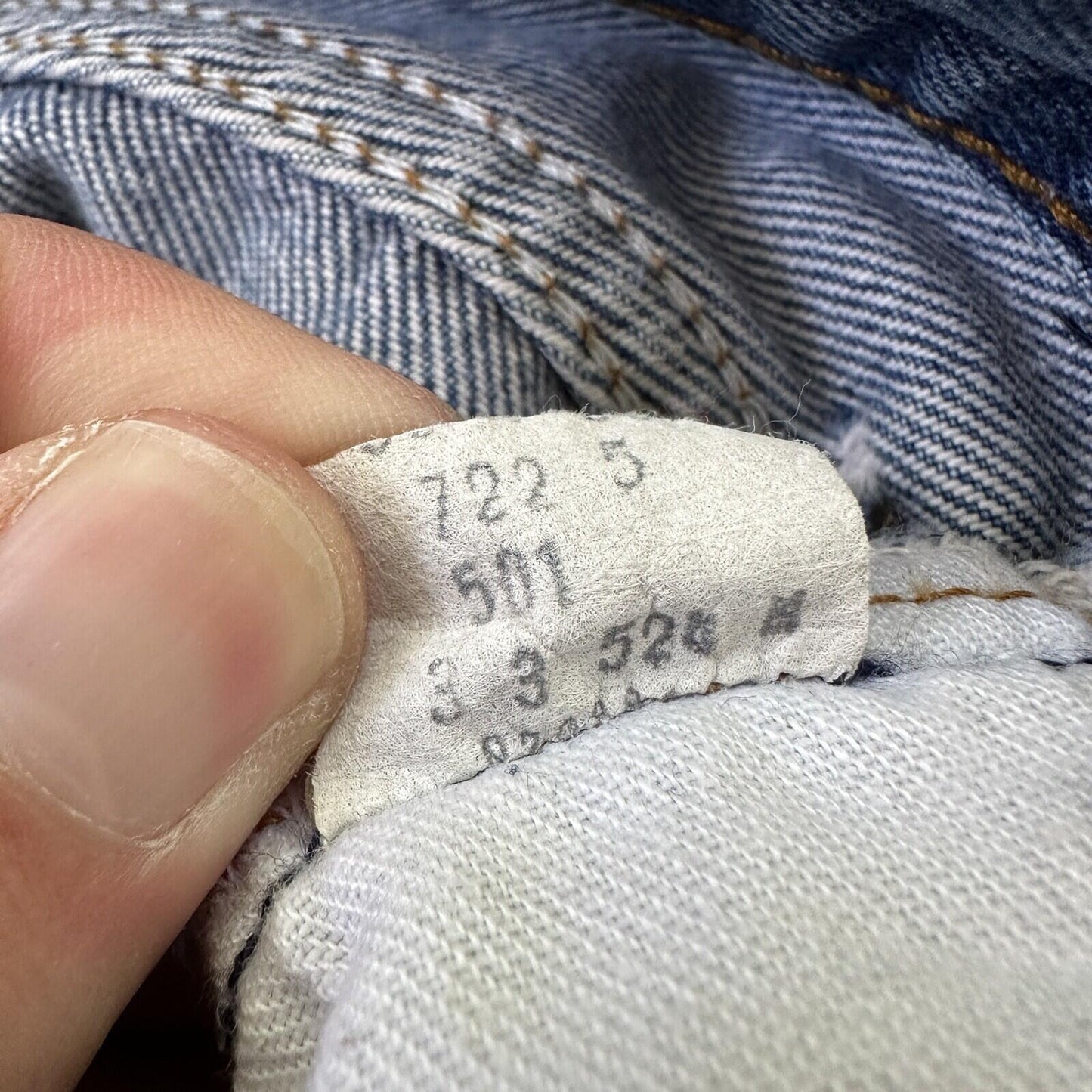 Levis Vintage 80s Redline Selvedge USA 501 XX Jeans 66 70s Light 32x36 Act 29x30