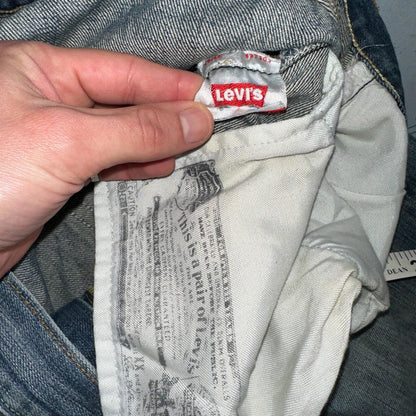 Levis 501 Vintage Y2K XX Straight Leg Jeans Blue Med Wash 36x30 Act 35x29